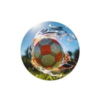 Phayah Blitzkrieg Football Pattern Lavender Scent Car Air Freshener Round Shape Card Hanging Hanging Scented Card 6 Pcs For Cars Closet Drawer