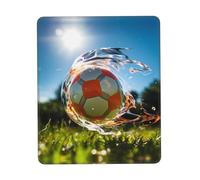 PHAYAH Blitzkrieg Football Pattern Mouse Pads, Portable Wireless Mouse Pad, Non-Slip Rubber Base Laptop Mousepad Smooth Surface for Office & Travel 7.9 X 9.5 in