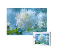 Phayah Blooming Hundred Peonies Jigsaw Puzzles For Adults 1000 Pieces.Home Decor Birthday Party For Men Women 29.5 X 19.7"