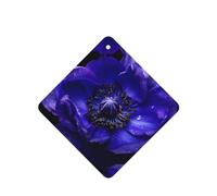 Phayah Blue Lotus Flower Pattern Lavender Scent Car Air Freshener Square Card Hanging Hanging Scented Card 6 Pcs For Cars Closet Drawer