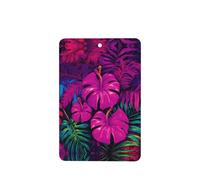 Phayah Brightly Colored Leaves Pattern Lavender Scent Car Air Freshener Rectangle Card Hanging Hanging Scented Card 4 Pcs For Cars Closet Drawer