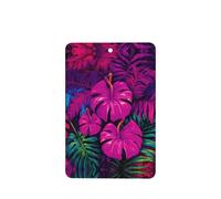 Phayah Brightly Colored Leaves Pattern Lavender Scent Car Air Freshener Rectangle Card Hanging Hanging Scented Card 6 Pcs For Cars Closet Drawer