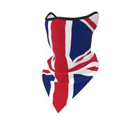 PHAYAH British Flag Pattern Snowboard Face Mask Multifunctional Headwear Head Wrap Neck Gaiter Headband