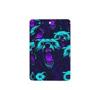 Phayah Bunch Of Roaring Bears Pattern Lavender Scent Car Air Freshener Rectangle Card Hanging Hanging Scented Card 6 Pcs For Cars Closet Drawer