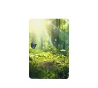 Phayah Butterfly In Sunlight Pattern Lavender Scent Car Air Freshener Rectangle Card Hanging Hanging Scented Card 4 Pcs For Cars Closet Drawer