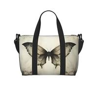 Phayah Butterfly On The Wing Travel Duffle Bag Weekender Overnight Gym Tote for Women Girls Shoulder Bag Workout Water Resistant