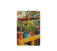 Phayah Cactus Collection Pattern Lavender Scent Car Air Freshener Rectangle Card Hanging Hanging Scented Card 4 Pcs For Cars Closet Drawer