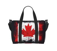 Phayah Canadian Flag Crossbody Travel Bag Overnighter Duffel Bags Carry On Size Ideal For School Or Overnight Travel Bag