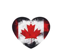 Phayah Canadian Flag Pattern Lavender Scent Car Air Freshener Heart Shape Card Hanging Hanging Scented Card 4 Pcs For Cars Closet Drawer