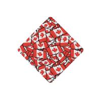 Phayah Canadian Flag Pattern Lavender Scent Car Air Freshener Square Card Hanging Hanging Scented Card 6 Pcs For Cars Closet Shoe