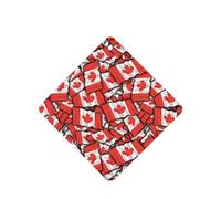 Phayah Canadian Flag Pattern Lavender Scent Car Air Freshener Square Card Hanging Hanging Scented Card 4 Pcs For Cars Closet Shoe