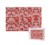Phayah Canadian Flag Puzzles For Adults 1000 Pieces For Home Decor Intelligence Development Toys 29.5 X 19.7"