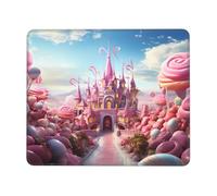 Phayah Candy and Magic Pattern Mouse Pad Designs,Portable Office Non-Slip Rubber Base Wireless Mouse Pad for Gaming Mat for Laptop, Office Home 7 X 8.6 in