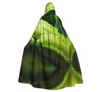 PHAYAH Canna Or Indian Shot Pattern Hooded Cloak Cape Witch Halloween Costumes For Cosplay Costume Masquerade Women Men Robe