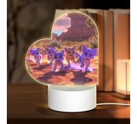 Phayah Cartoon Beast Pattern 3D Led Light Lamp USB Cable Adjustable 3 Modes Base Show Stand for Christmas Room Restaurant Bar Shop