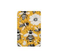 Phayah Cartoon Bee Pattern Lavender Scent Car Aroma Rectangle Hanging Fragrance Tablet Car Interior Fragrance Freshener 4p