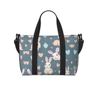 Phayah Cartoon Cute Bunny Weekender Bags For Women, Travel Duffel Bag Overnight Weekend Bag Sports Gym Tote Bag Crossbody Bag