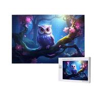 Phayah Cartoon Cute Owl Pattern Puzzle Unique Jigsaw Wall Art Picture for Home Decoration 1000 Pcs