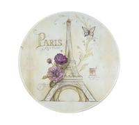 PHAYAH Cartoon Eiffel Tower Round Non-Slip Rubber Mouse Pad- Durable And Comfortable For Office, Gaming, And Learning 8in1 Pc