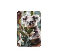 Phayah Cartoon Koala Pattern Lavender Scent Car Aroma Rectangle Hanging Fragrance Tablet Car Interior Fragrance Freshener 6p