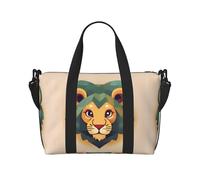 Phayah Cartoon Lion Weekender Bags For Women, Travel Duffel Bag Overnight Weekend Bag Sports Gym Tote Bag Crossbody Bag
