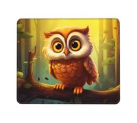 PHAYAH Cartoon Owl Pattern Mouse Pad Designs,Portable Office Non-Slip Rubber Base Wireless Mouse Pad For Gaming Mat For Laptop, Office Home 10 X 12 Inch