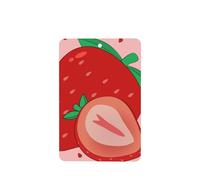 Phayah Cartoon Strawberry Pattern Lavender Scent Car Air Freshener Rectangle Card Hanging Hanging Scented Card 6 Pcs For Cars Closet Shoe