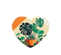 Phayah Cartoon Turtle Back Bamboo Pattern Lavender Scent Car Air Freshener Heart Shape Card Hanging Hanging Scented Card 6 Pcs For Cars Closet Shoe