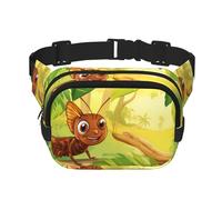 Phayah Cartoon Zen Waist Pack Bag,Fanny Pack For Men,Women, Workout Traveling Casual Running Hiking Cycling, Bum Bag