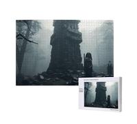 Phayah Castle Evil Curse Pattern Puzzle Unique Jigsaw Wall Art Picture for Home Decoration 1000 Pcs