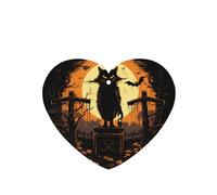 Phayah Cat On Cross Tombstone Pattern Lavender Scent Car Air Freshener Heart Shape Card Hanging Hanging Scented Card 6 Pcs For Cars Closet Drawer
