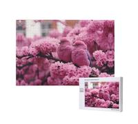 Phayah Cherry Blossom And Tits Puzzles For Adults 1000 Pieces For Home Decor Children'S Intelligence Development Toys 29.5 X 19.7"