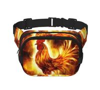 Phayah Chicken On Fire Waist Pack Bag,Fanny Pack For Men,Women, Workout Traveling Casual Running Hiking Cycling, Bum Bag