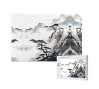 Phayah Chinese Landscape Painting Puzzles For Adults 1000 Pieces For Home Decor Intelligence Development Toys 29.5 X 19.7"