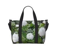 Phayah Chrysanthemum After Frost Travel Duffel Bag Handbag Carry-On Luggage Bag Overnight Foldable Unisex Airline Travel Personal Items Bag