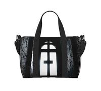 Phayah Church Cross Travel Duffel Bag,Sports Tote Gym Bag,Shoulder Weekender Overnight Bag for Women