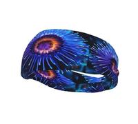 Phayah Clams Pattern Sports Headband Moisture Wicking Sweatband For Men Women Running Cycling Yoga Fitness Workout
