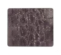 Phayah Classic Snake Skin Pattern Mouse Pad Waterproof Surface & Non-Slip Rubber Base with Stitched Edges Gaming Mouse Mat for Laptop 7.9 X 9.5 in