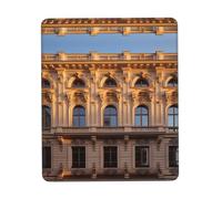 Phayah Classical Architecture Pattern Mouse Pad Designs,Portable Office Non-Slip Rubber Base Wireless Mouse Pad for Gaming Mat for Laptop, Office Home 7 X 8.6 in
