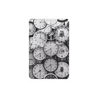 Phayah Clock Art Pattern Lavender Scent Car Air Freshener Rectangle Card Hanging Hanging Scented Card 6 Pcs For Cars Closet Drawer Eliminate