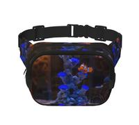 Phayah Clown Fish By The Reef Waist Pack Bag,Fanny Pack For Men,Women, Workout Traveling Casual Running Hiking Cycling, Bum Bag