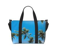 Phayah Coconut Grove By The Sea Travel Duffel Bag Handbag Carry-On Luggage Bag Overnight Foldable Unisex Airline Travel Personal Items Bag