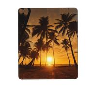 Phayah Coconut Palm Pattern Mouse Pad Designs,Portable Office Non-Slip Rubber Base Wireless Mouse Pad for Gaming Mat for Laptop, Office Home 8.3 X 10.3 in