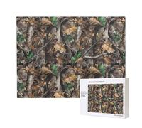 Phayah Cold Tree Camouflage Pattern Puzzle Unique Jigsaw Wall Art Picture For Home Decoration 500 Pcs