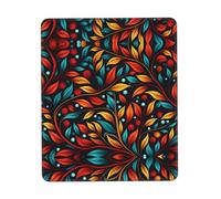 PHAYAH Colorful Branches Pattern Mouse Pads, Portable Wireless Mouse Pad, Non-Slip Rubber Base Laptop Mousepad Smooth Surface for Office & Travel 7.9 X 9.5 in