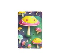 Phayah Colorful Dream Mushroom Pattern Lavender Scent Car Aroma Rectangle Hanging Fragrance Tablet Car Interior Fragrance Freshener 6p