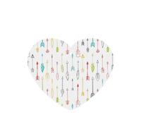 Phayah Colorful Hand Drawn Art With Boho Style Arrows Pattern Lavender Scent Car Air Freshener Heart Shape Card Hanging Hanging Scented Card 4 Pcs For Cars Closet Drawer Eliminate
