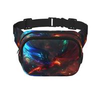 Phayah Colorful Phoenix Pattern Fanny Waist Packs For Men Women, Waist Bag Hip Pack For Travel Hiking Running Outdoor Sports