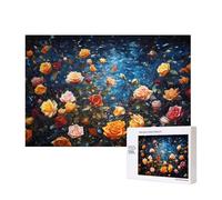 Phayah Colorful Roses Puzzles For Adults 300 Pieces For Home Decor Children'S Intelligence Development Toys 15.7 X 11"