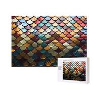 Phayah Colorful Scales Puzzles For Adults 300 Pieces For Home Decor Children'S Intelligence Development Toys 15.7 X 11"
